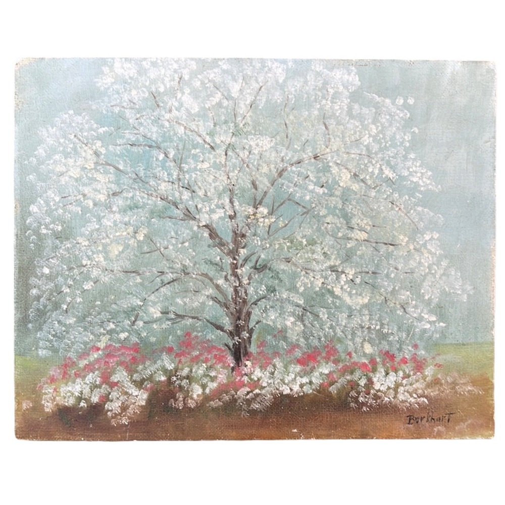 Original 8”x10” Spring Blossom Tree Painting